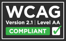 WCAG 2.1, Level AA compliant
